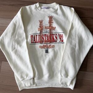 Vintage High Falootin’ Tall Stacks Cincinnati Ohio River Crewneck Sweatshirt